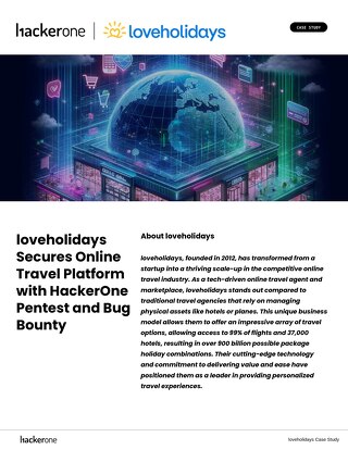 loveholidays Secures Online Travel Platform with HackerOne Pentest and Bug Bounty