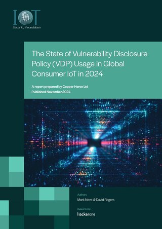 The State of Vulnerability Disclosure Usage in Global Consumer IoT in 2024