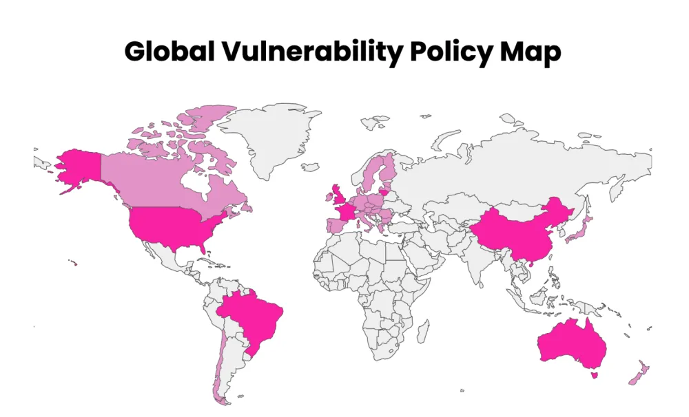 Global Vulnerability Policy Map